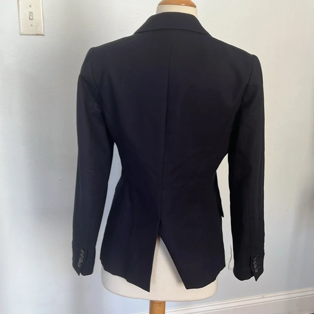 J. Crew Super 120's Cotton Academia Classic Blazer Jacket Size 2‎